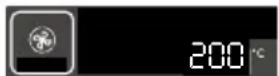 Pelgrim MAG592RVS - Programming the CIRCULATING HEAT cooking mode Display - 5