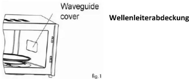 Waveguide cover Wellenleiterabdeckung fig.1