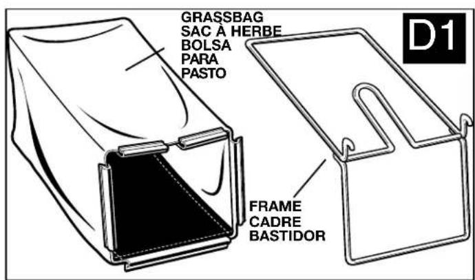 GRASSBAG SAC À HERBE BOLSA PARA PASTO FRAME CADRE BASTIDOR D1