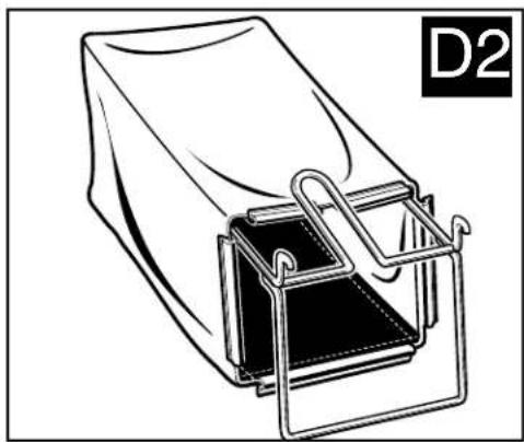 BLACK & DECKER MM1800 - ASSEMBLING THE GRASS CATCHER (FIGURES D1, D2, D3, D4) - 2