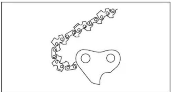 HUSQVARNA 365 X-Torq - Information about the guide bar and saw chain - 5
