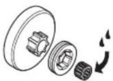 HUSQVARNA 365 X-Torq - To lubricate the needle bearing - 1