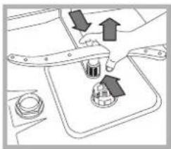 HOTPOINT LDF 12314E B EU - Nettoyer les bras de lavage - 2