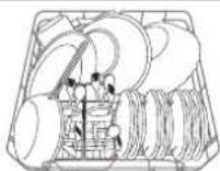 HOTPOINT LDF 12314E B EU - Ejemplos de carga del cesto superior/inferior - 2