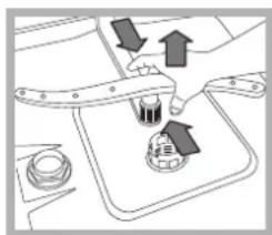 HOTPOINT LDF 12314E B EU - Czyszczenie spryskiwaczy - 2