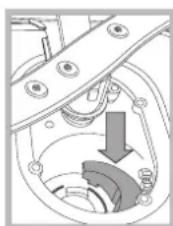 Labeled diagram of a refrigerator interior with numbered components for identification