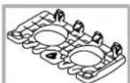 HOTPOINT LDF 12314E B EU - Peças basculantes Baby\* - 1