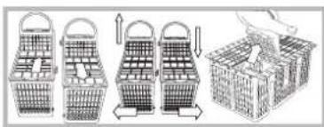 HOTPOINT LFTA+ 2294 A - Panier à couverts - 1