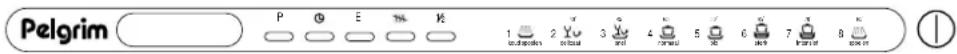 Pelgrim P ⑨ E Ⅲ Ⅳ 1 2 3 4 5 6 7 8