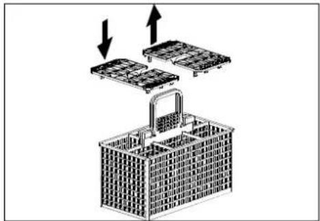 Pelgrim GVW855 - Cutlery container (see fig. 13) - 1