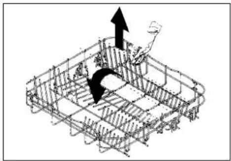 Pelgrim GVW855 - Chargement du panier inférieur (voir fig. 11) - 2