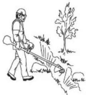 HUSQVARNA 136 LiC - Veiligheidsvoorschriften tijdens het werk - 1