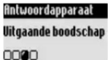 BELGACOM Twist 505 - Antwoordapparaat modus en uitgaande boodschap instellen 1-2.

3- Selecteer Wijzig box nr. en bevestig.   
4- Voer het SMS-boxnummer in en bevestig. - 1