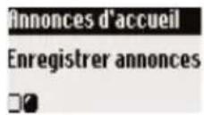 BELGACOM Twist 505 - Pour enregistrer une annonce d'accueilîte, validez   
4- Entrer le numéro de boîte et validez - 2