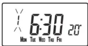 6:30 MON TUE WED THU FRI 20°
