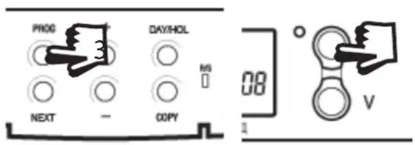 PROG 3 DAY/HOL MS NEXT - COPY 08 1 ° V