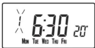 6:30 MON TUE WED THU FRI 20°
