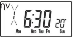 hv MON 6:30 WED THU FRI 20° SUN