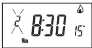 2 Mon 8:30 15°