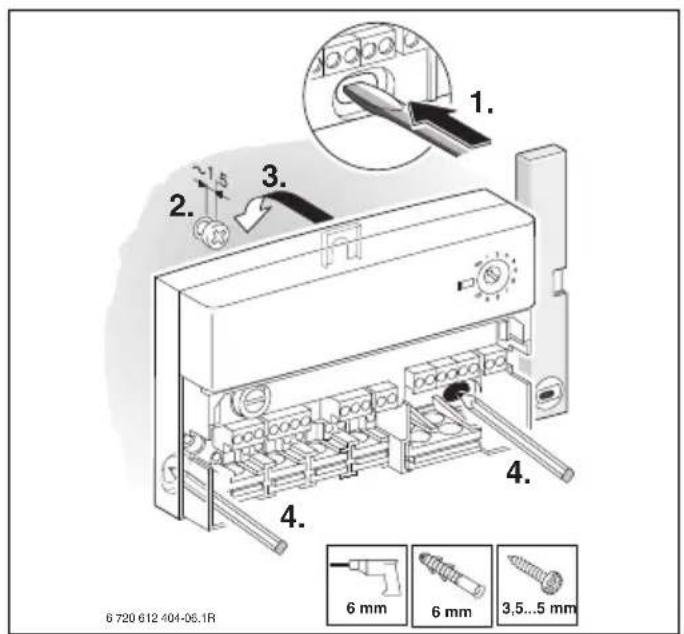 6 720 612 404-06.1R 1. 2. 3. 4. 5. 6 mm 6 mm 3,5...5 mm