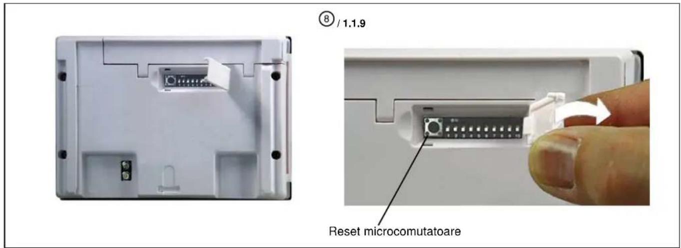 ⑧ / 1.1.9 Reset microcomutatoare