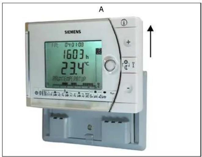 A SIEMENS FAT: 043 100 1603 h 23.4 °C RINJTEMPORSHIP i + - Y ↑