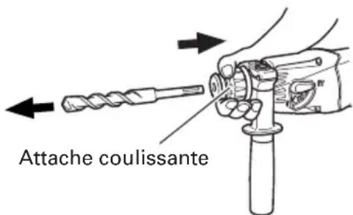 Attache coulissante