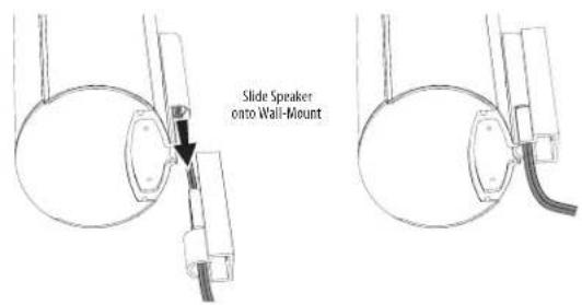 Slide Speaker onto Wall-Mount