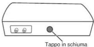 PIONEER S-31C-QL - Uso dei tappi in schiuma - 1