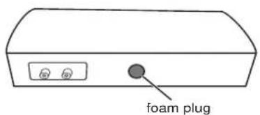 foam plug