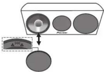 PIONEER S-31C-QL - Verkon kiinnittämien ja irrottaminen - 1