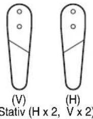 (V) Stativ (H x 2, V x 2) (H)