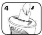 FELLOWES DS-1 Powershred - PAPIER/CARTE - 4
