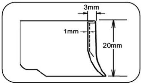 3mm 1mm 20mm