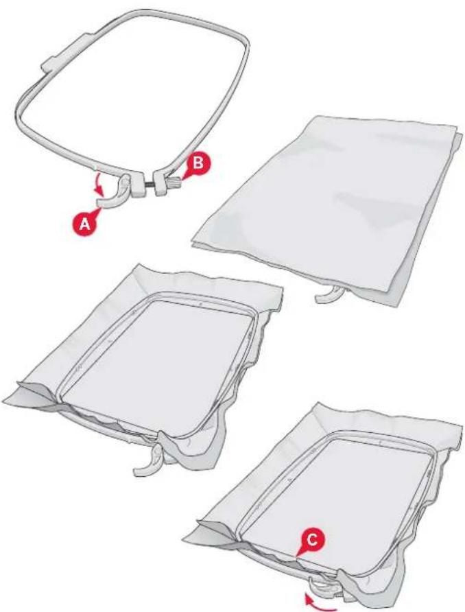 PFAFF creative 3.0 - Insérer/retirer le cercle - 1