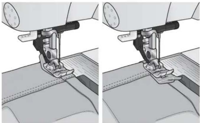 PFAFF creative 3.0 - Couture d'ourlet dans du tissu épais - 1