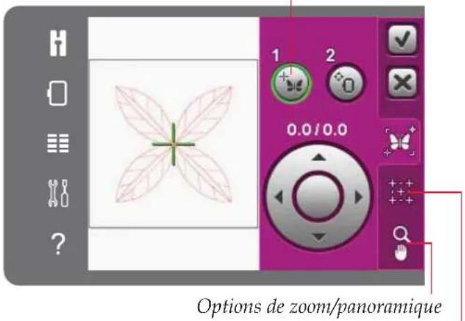 PFAFF creative 3.0 - Sélectionner un point de verrouillage - 1