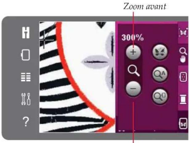 Zoom avant, 300%.