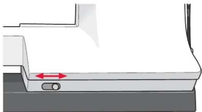 PFAFF creative 3.0 - Abaissement des griffes d'entraînement - 1