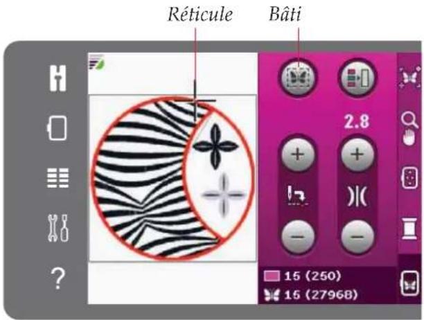 Réticule, bâti, 2.8, 15 (250), 15 (27968).