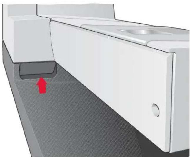 PFAFF creative 3.0 - Retirer l'unité de broderie - 1