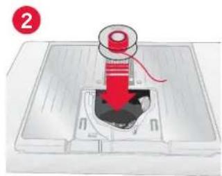 PFAFF creative 3.0 - Mise en place de la canette - 2