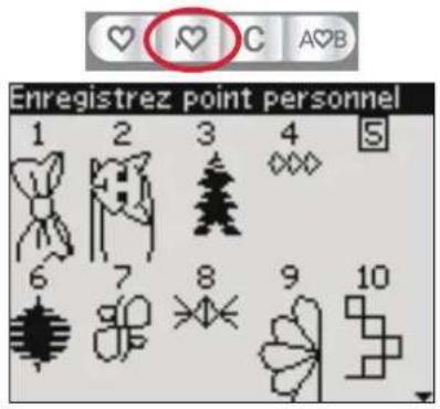 Enregistrez point personnel 1 2 3 4 5 6 7 8 9 10
