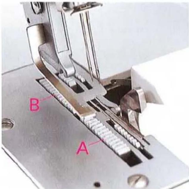 B A
