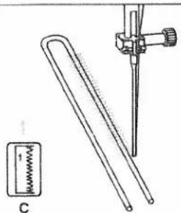 PFAFF tipmatic 1147 - Regolazione per l'occhiello: - 1