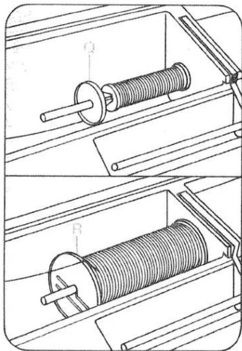 PFAFF tipmatic 1147 - Come inserire la capsula della spolina: - 1