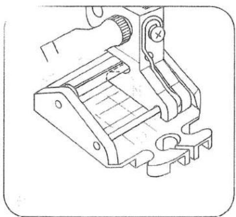 PFAFF tipmatic 1147 - Il piedino da rammendo: - 1