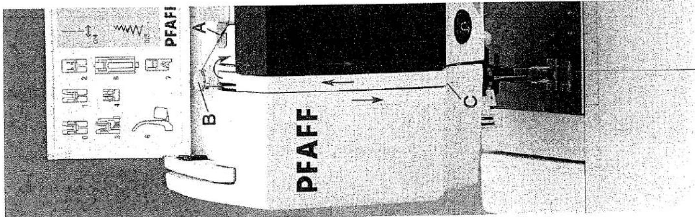 PFAFF B A C II 0 1 2 3 4 5 6 PFAFF