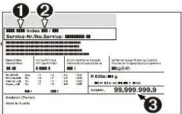 1 2 Service-Nr/No. Service Index ### 1 1 1 1 1 1 1 1 1 1 1 1 1 1 1 1 1 1 1 1 1 1 1 1 1 1 600=80 g W. E.R. AC# 999.9 V. 352 99,999,999.9 Induction Partentiary Mids & Units