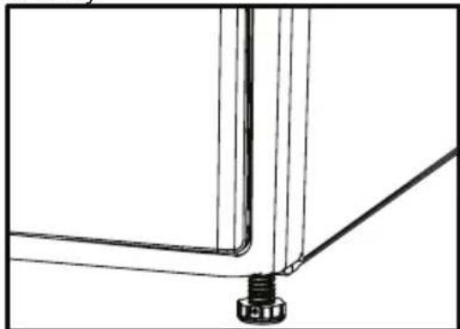Pure technical line drawing of a mechanical assembly with no text or symbols